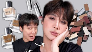 Trying Filipino makeup 🇵🇭💄 ft issy [upl. by Ettenal]