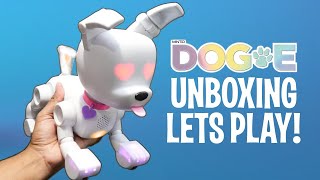 Unboxing DogE WowWee  The One in a Million Robot Toy Dog [upl. by Asina141]