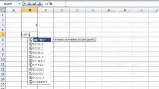 How to enter a formula into an Excel Spreadsheet [upl. by Torp796]