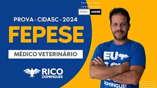 Prova Comentada RLM  CIDASC 2024  Médico Veterinário [upl. by Irehs]