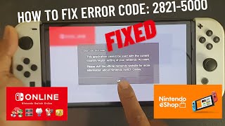 Fixed Nintendo Switch Error Code 28215000  Nintendo Online  eShop [upl. by Alves]