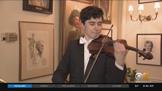 25yearold violinist performs with Vienna Philharmonic at Carnegie Hall [upl. by Eelarbed]