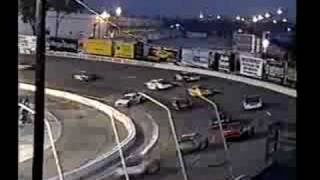 Stock car crash  2004 Hantz Group 200  Brad Smith crashes [upl. by Madancy]