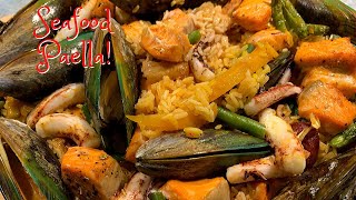 How To Cook Seafood Paella [upl. by Artsa]