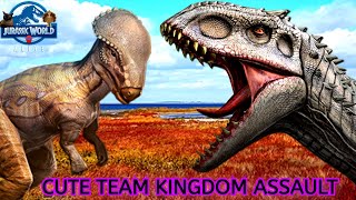 ISLA EVENT CUTE TEAM KINGDOM ASSAULT Entire Playthrough Jurassic World Alive [upl. by Yur660]