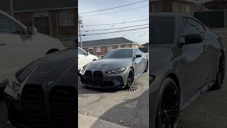 Dravit Grey G82 M4 leaving YP Auto Detail  Oceanside NY dravitgreyg80m3g82m4bmwm3bmwm4ppf [upl. by Nnav405]