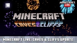 Minecraft Live Caves amp Cliffs  First Look [upl. by Ier]