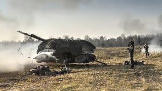 Oerlikon GDF 35mm Twin Cannon – Air Defense Artillery Live Fire Exercise [upl. by Notgnirra703]