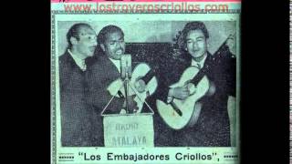 LOS EMBAJADORES CRIOLLOS EN VIVO  ESCLAVITUD [upl. by Calvin]