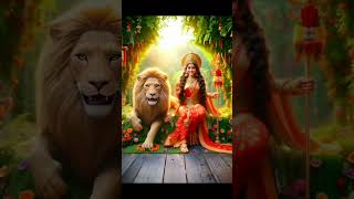 Durga mata ai painting status shorts youtube [upl. by Anirec]