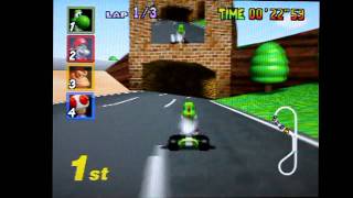 N64 RGB Mod on LG 32LC41  Mario Kart 64 [upl. by Haff]