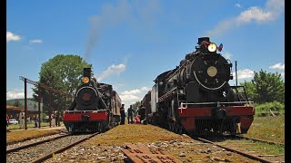 Tren Valdiviano y de la Araucanía se juntan  Una gran reunión en la estación de Antilhue [upl. by Engud337]