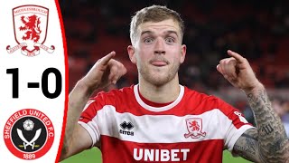 Middlesbrough vs Sheffield United 10 All Goals and Extended Highlights [upl. by Id672]