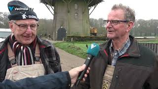 Molenkap terugplaatsen op de Vilsterse Molen [upl. by Abas36]