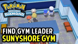 Where to Find the Gym Leader of the Sunyshore Gym  Pokemon Brilliant Diamond amp Shining Pearl [upl. by Rawlinson57]