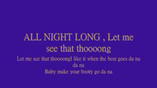 Sisco  The Thong Song Lyrics [upl. by Courtnay]