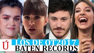 INSÓLITO Aitana Cepeda Amaia Alfred rompen récords con la gira conjunta de OT 2017 [upl. by Annaiel]