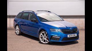 SKODA Octavia vRS Estate 2017 20 TDI vRS 184PS DSG WO19OMG [upl. by Lubin]