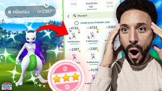 I Have the Best Mewtwo Collection in Pokémon GO Shiny Rarity amp Perfection Combined [upl. by Eide370]