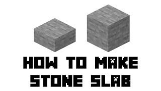 Minecraft How to make Smooth Stone  Minecraft Smooth Stone [upl. by Staw]