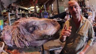 ERTH Dinosaur Zoo Live Behind the scenes [upl. by Punke]