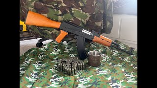 Cybergun AK47 Air rifle review How is this legal [upl. by Arlynne]