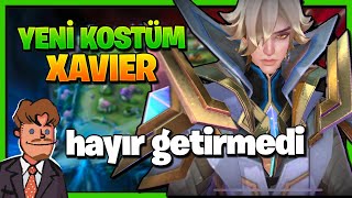 XAVIER YENİ KOSTÜMÜYLE IZDIRAP DOLU DAKİKALAR  Mobile Legends [upl. by Anitel]