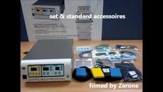 Zerone co Ltd electrosurgical unitZEUS400300200P setup video [upl. by Judas]