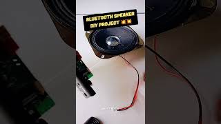 Bluetooth speaker DIY project 🥵😱 bluetoothspeaker diy project [upl. by Eyllek]