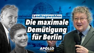 Landtagswahlen AfD siegt Ampel am Boden – Werner J Patzelt im Apollo NewsInterview [upl. by Ymmaj914]