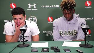 CSU Basketball M Press Conference 201819 Southern Illinois [upl. by Maram]