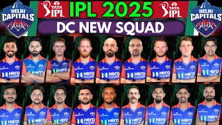 IPL 2025 Delhi Capital’s New Squad  Delhi Team Squad for IPL 2025  DC Team squad 2025  DC Squad [upl. by Hansel]