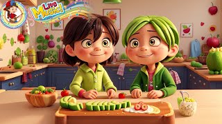 Fruity Fun Song for Kids  Learn About Fruits with This Catchy Kids Song [upl. by Ahsinirt849]