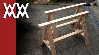 Build a pair of simple sawhorses [upl. by Mode]