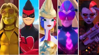 Miraculous Ladybug Season 5 All Akumatized Villains [upl. by Leesen]