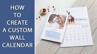 How to Create a Custom Wall Calendar  📆 200 Calendar Templates [upl. by Uri]