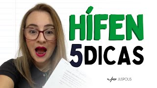 HÍFEN sem Mistério  1 QUESTÃO  5 DICAS  Profª Ariane Budke [upl. by Nahk]