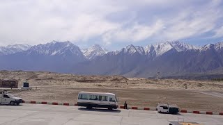 Skardu Airport Landing 🛬aviationlovers [upl. by Nailuj6]