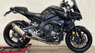 Yamaha Mt10 2019 Exhaust sound Arrow titanium slip on [upl. by Nivej]