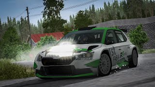 Skoda Fabia R5 Evo  Pimax Crystal Light  Richard Burns Rally  Chirdonhead [upl. by Isoj]