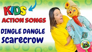 Dingle Dangle Scarecrow  Learn how to shake your body with this traditional kids action song [upl. by Enelyt]