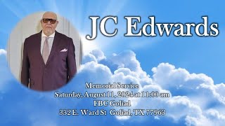 Memorial Service for JC Edwards [upl. by Vick]