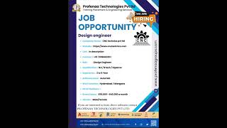 CAD job vacency in Design \ profenaa pollachi job industrialtraininginstitute skill [upl. by Constance]