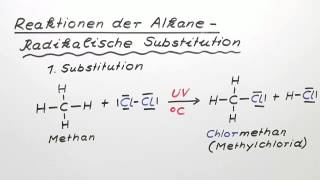 Reaktionen der Alkane  Radikalische Substitution  Chemie  Organische Chemie [upl. by Boote159]