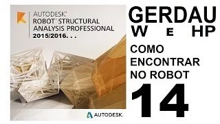 14 PERFIS GERDAU W amp HP  COMO ENCONTRAR NO ROBOT STRUCTURAL ANALYSIS [upl. by Mide]