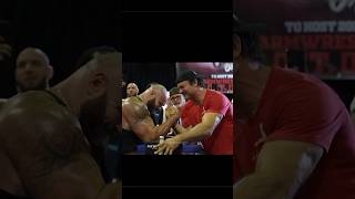 Arm wrestling legend did what to a strongman  shorts reels armwrestling [upl. by Clywd118]