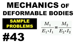 CECC2  Mechanics of Deformable Bodies  SAMPLE PROBLEMS 43 solution [upl. by Stoller342]