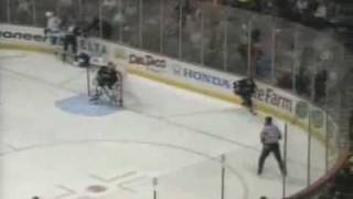 Chris Pronger Stomps on Ryan Kesler [upl. by Paynter]