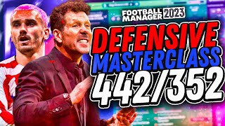 SIMEONES DEFENSIVE MASTERCLASS FM23 Tactics  Football Manager 2023 Tactics [upl. by Denbrook]