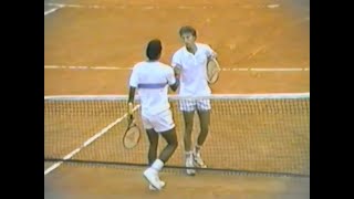 Ronald Agenor vs Martin Jaite  16 63 60 26 46 Roland Garros Paris 1986 [upl. by Anaira]